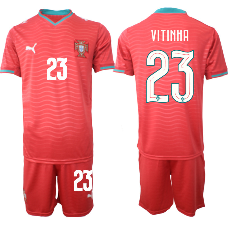 Men Portugal home #19 style 2026 World Cup Soccer jersey